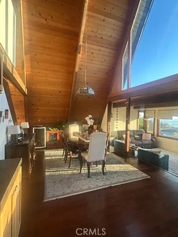 From front door looking towards living room and view windows