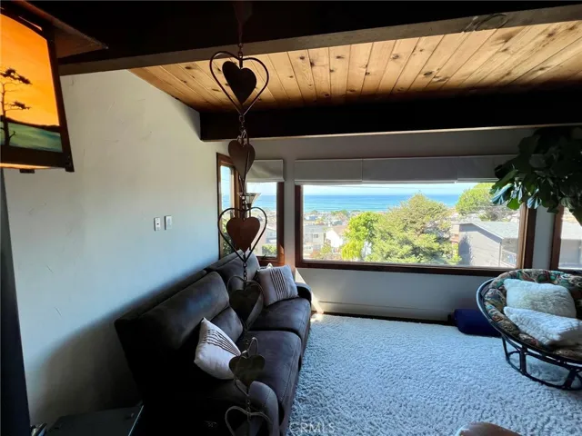 Lovely water view from living room