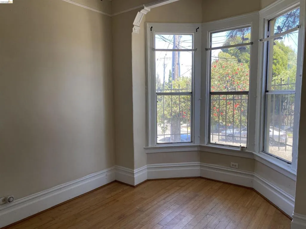 Bay window featuring three individual window units