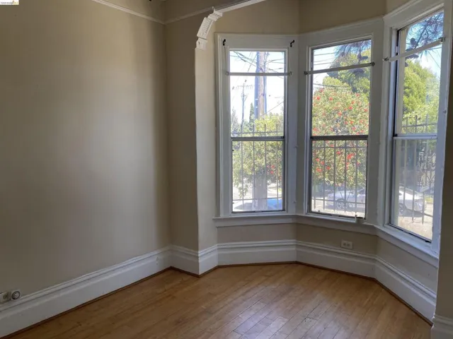 Bay window featuring three individual window units