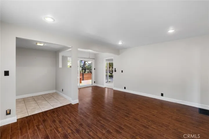 Front living room and dining room
