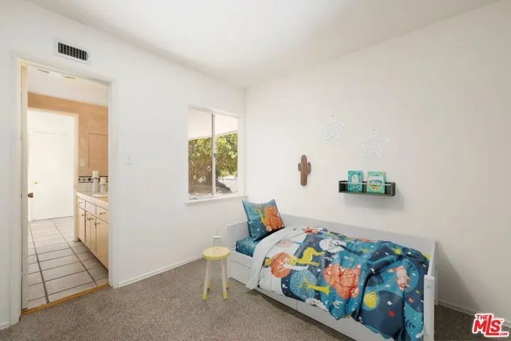 Bedroom is virtually staged