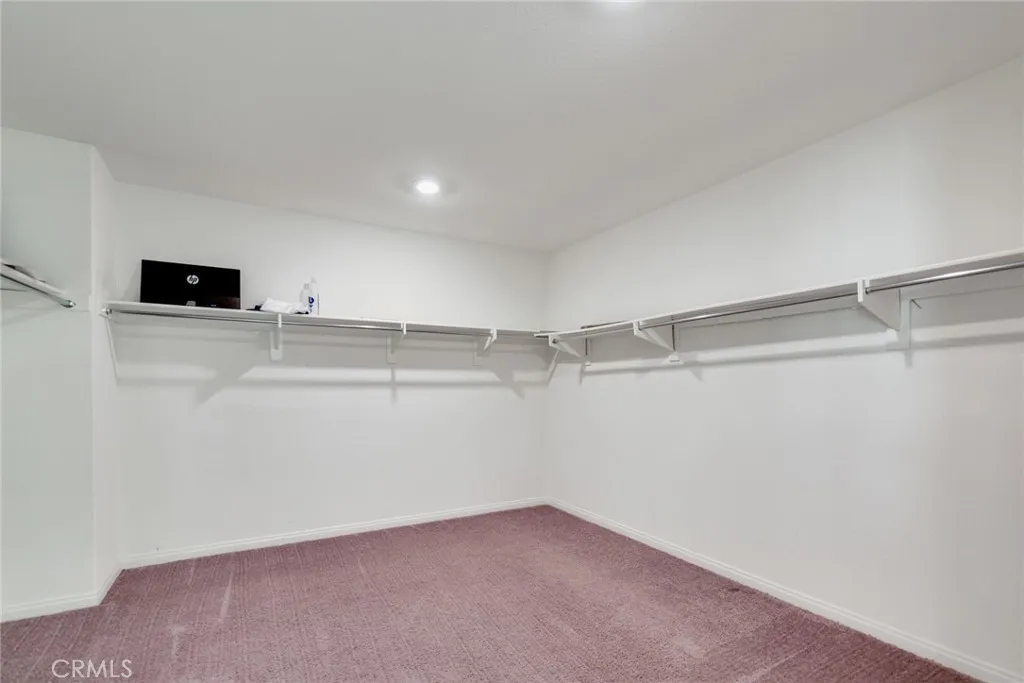 Expansive walk-in closet Expansive walk-in closet