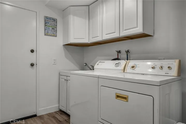 Laundry area downstairs