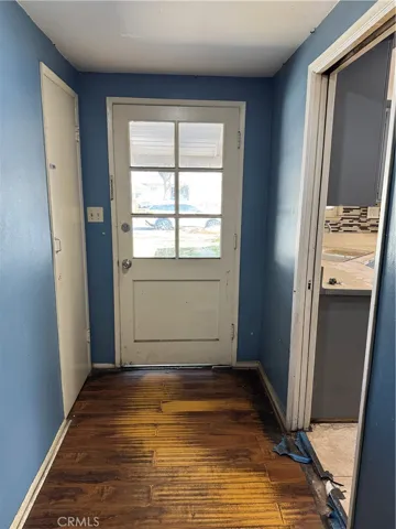 Entry with original door-its kind of nice.
