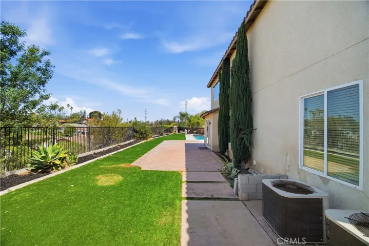 Side View of Backyard