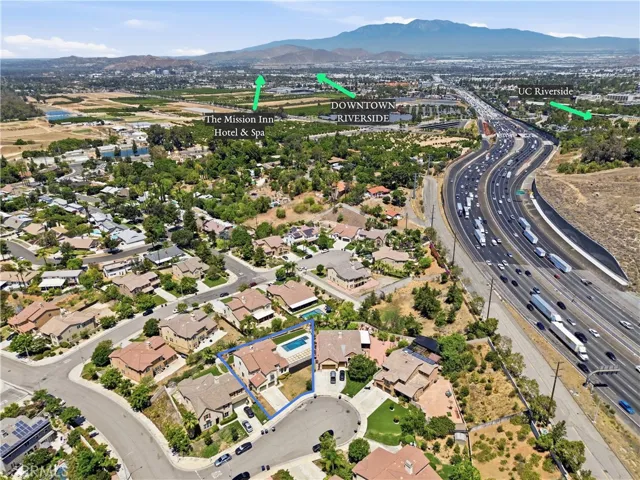 Aerial View with Landmarks