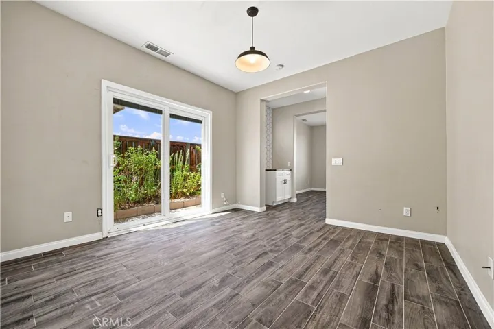 Guest Suite View of Sliding Glass Door