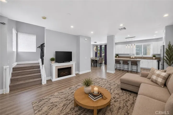 Virtually Staged Living Room