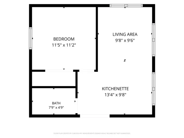 Floorplan - measurements are estimated for reference only.