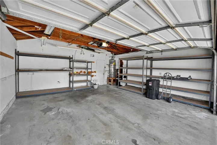 Garage storage racks included