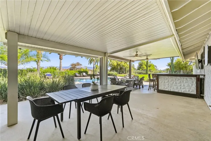 Covered patio