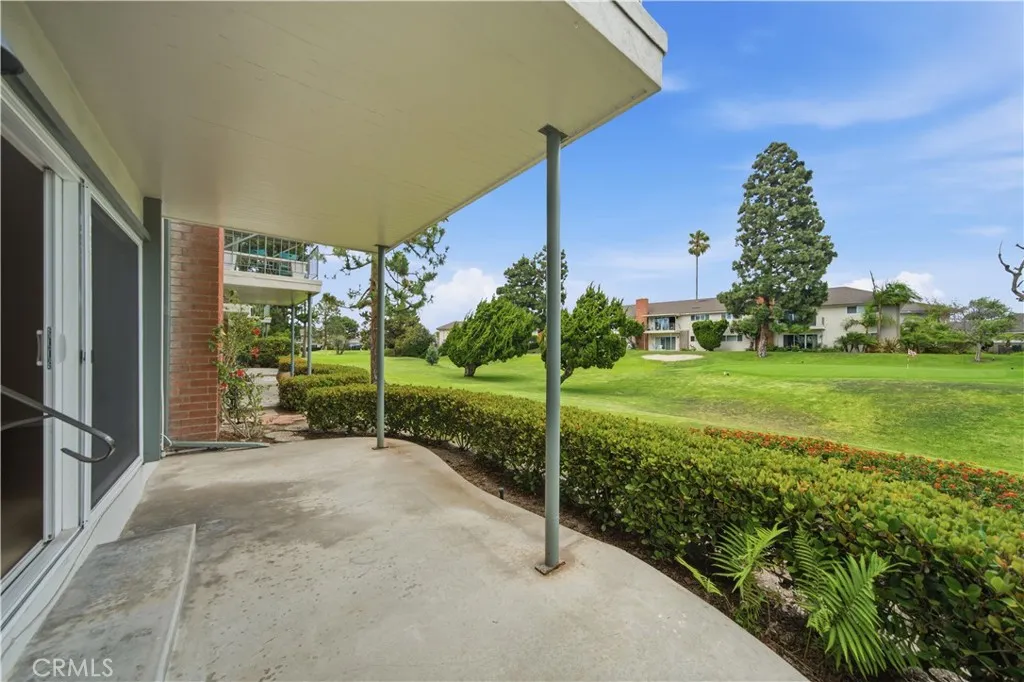 Rear Patio View of Golf Course
