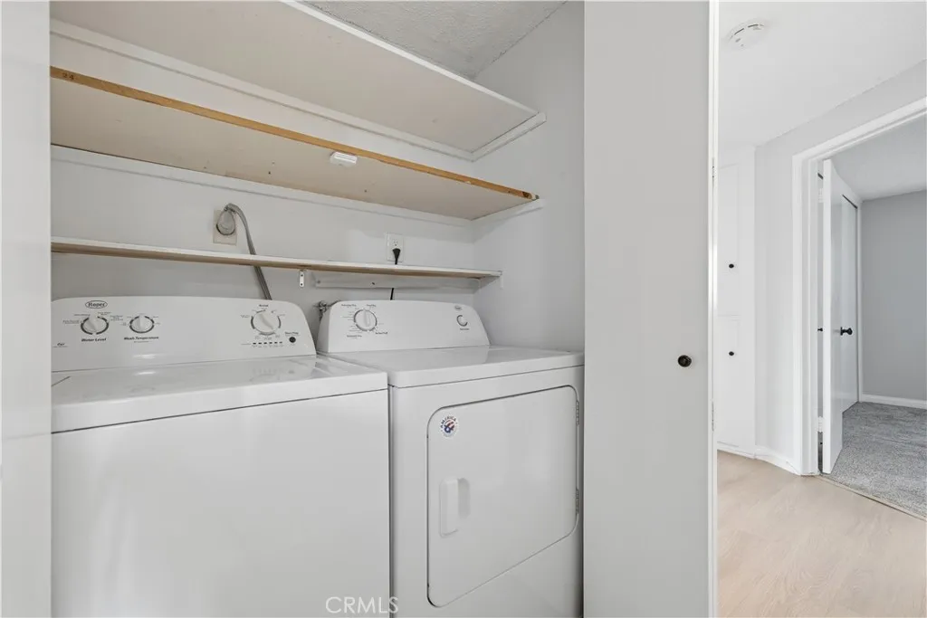 Inside Laundry with Washer & Dryer