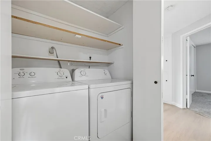 Inside Laundry with Washer & Dryer