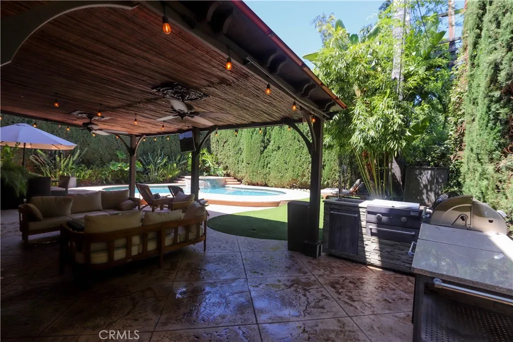 Private Rear Patio