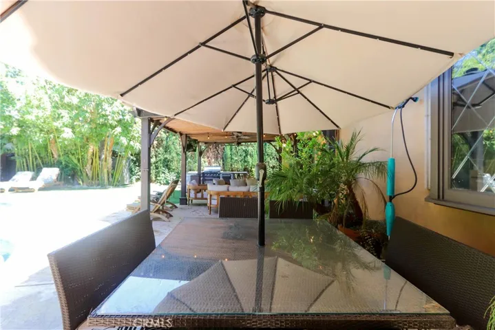 Rear Patio & BBQ area