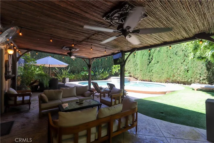 Private Rear Patio