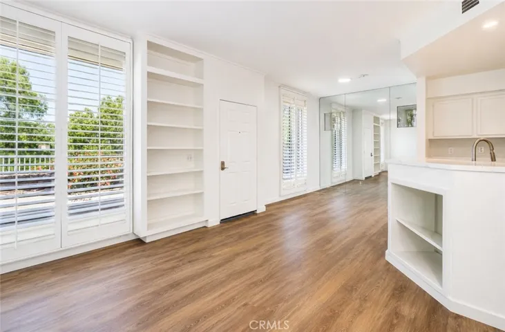 kitchen, living room