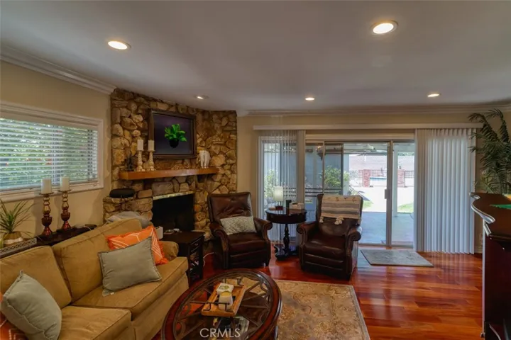 Living room.  Photo may have been processed using AI