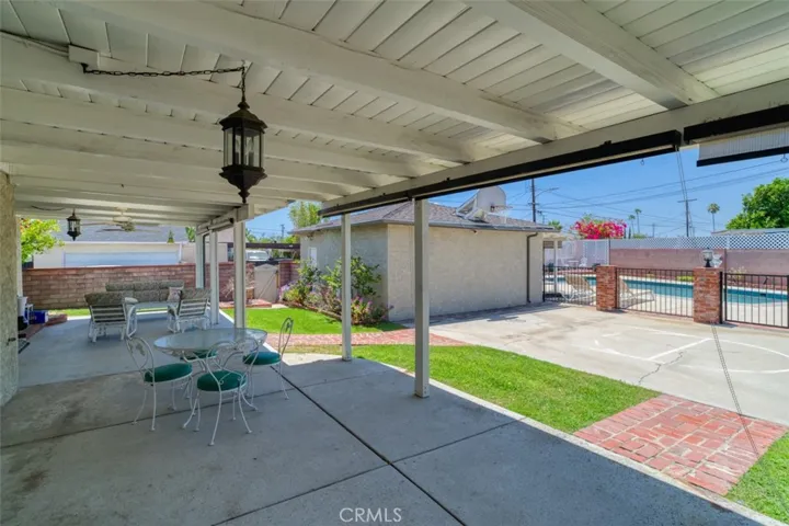 Patio area
