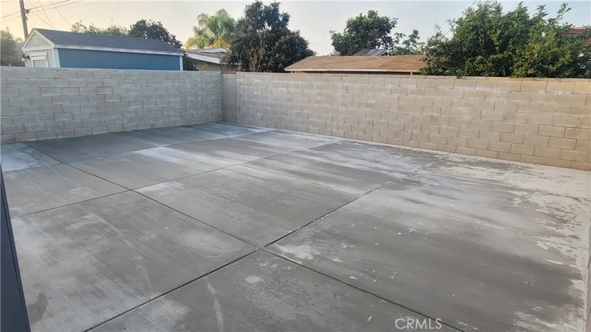 Enclosed Backyard Patio