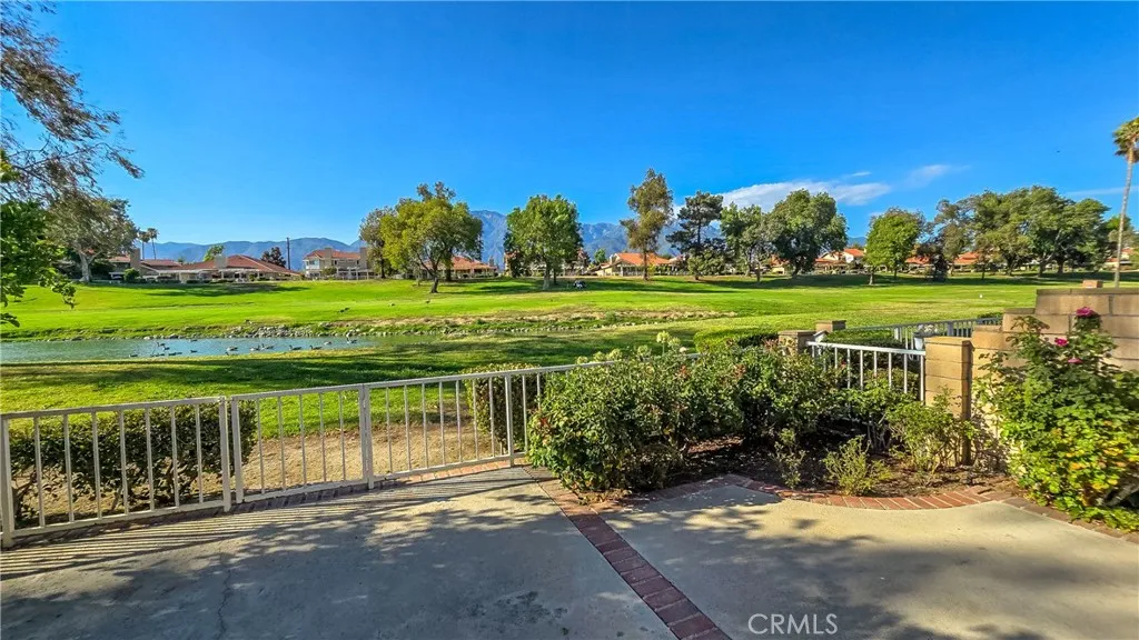View of golf course & pond from the patio