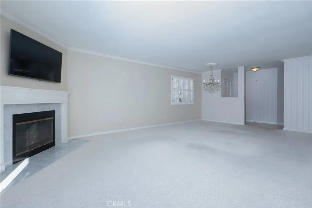 Living room looking into dining room