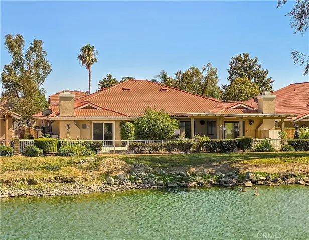 View of pond & property from the golf course