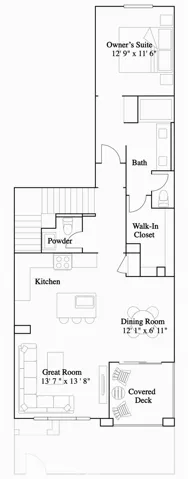 Residence 2 - level 2 floorplan