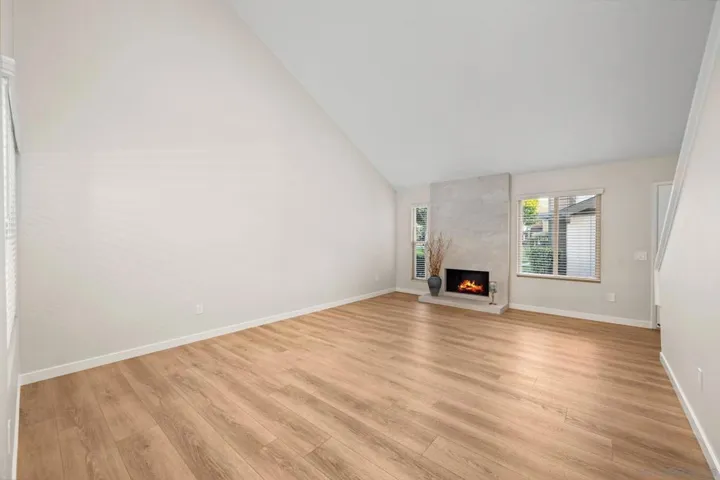 Large Dining/Living Room combo space, measures 19'x14': Photo is virtually staged. See uploaded unstaged photo for reference.