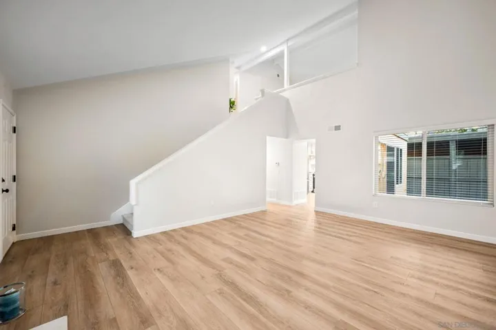 Large Living/Dining Room combo space, measures 19'x14': Photo is virtually staged. See uploaded unstaged photo for reference.