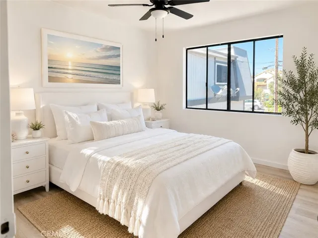 Versatile third bedroom ideal for a guest room, home office or nursery.