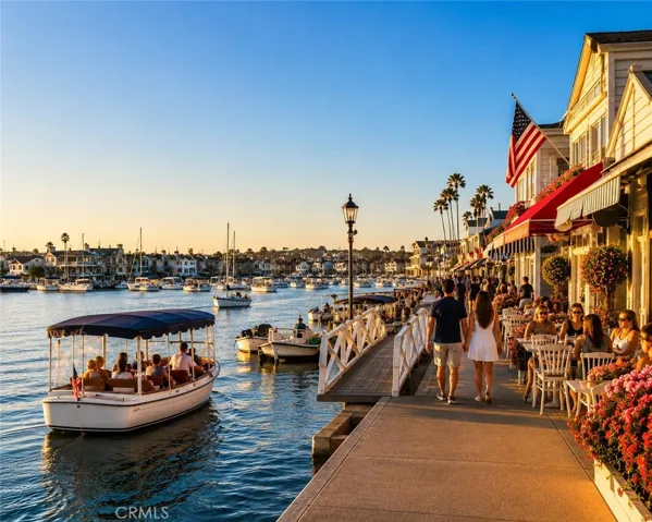 Just minutes from Balboa Island, offering waterfront dining, boutique shopping and scenic harbor views