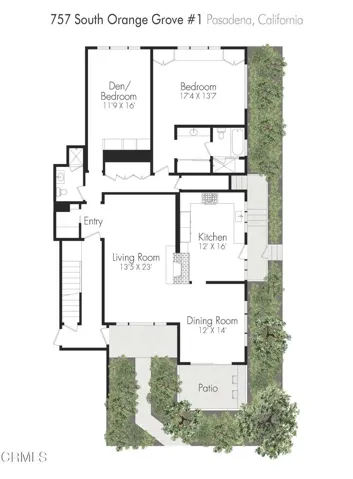Orange Grove Floor Unbranded