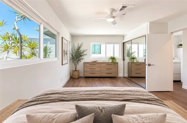 Virtually Staged Bedroom
