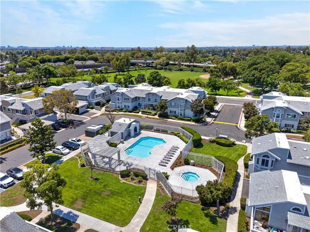 Drone View of Pool & Spa