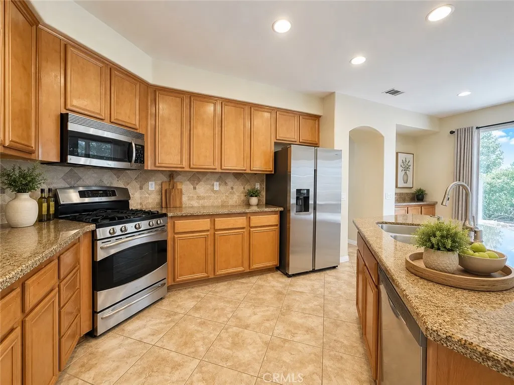 kitchen virtually staged