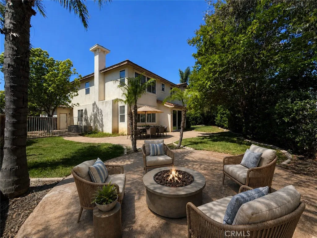 Backyard digitally altered, virtually staged