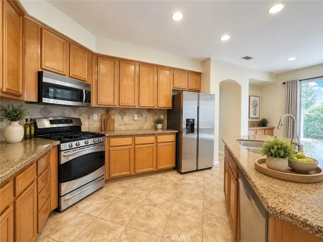 kitchen virtually staged