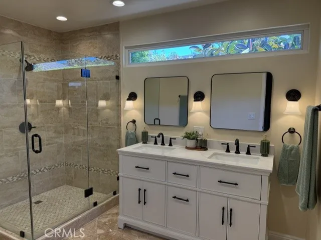 Primary bathroom, also has separate tub (not pictured)