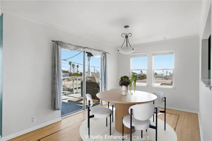 Dining Room with Patio, both with Ocean View