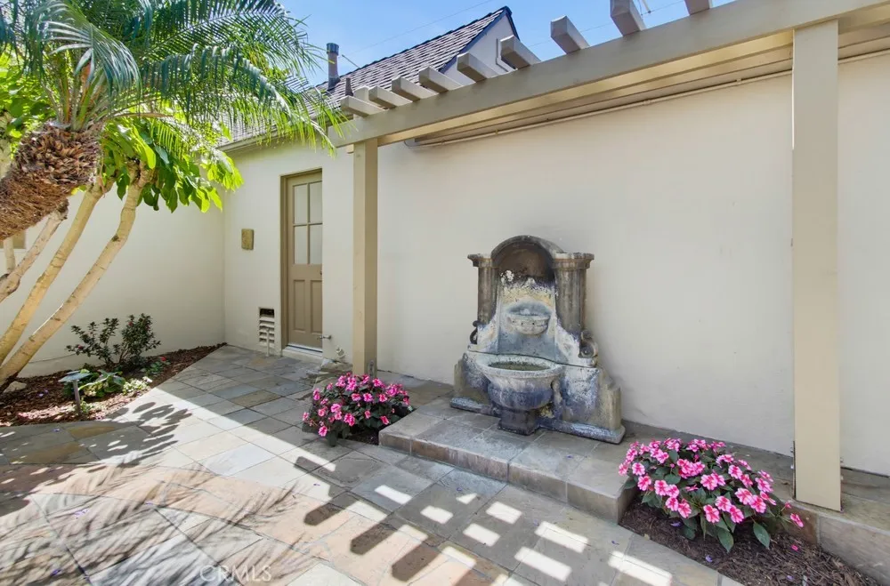 Backyard fountain