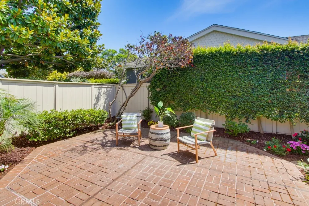 Patio is perfect for entertaining