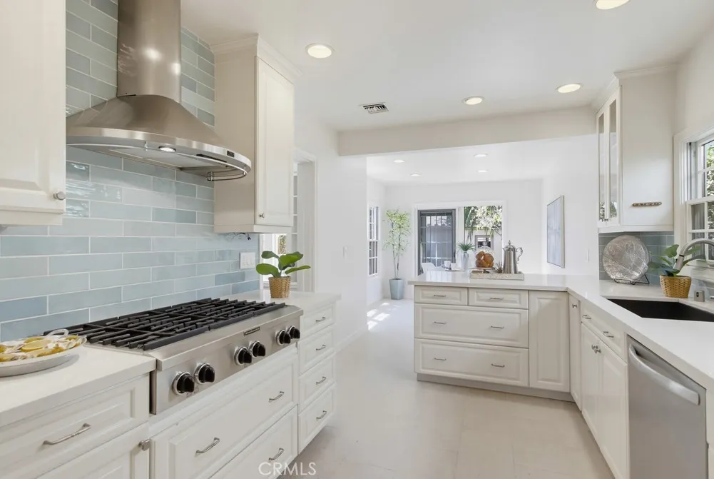 New subway tile backsplash