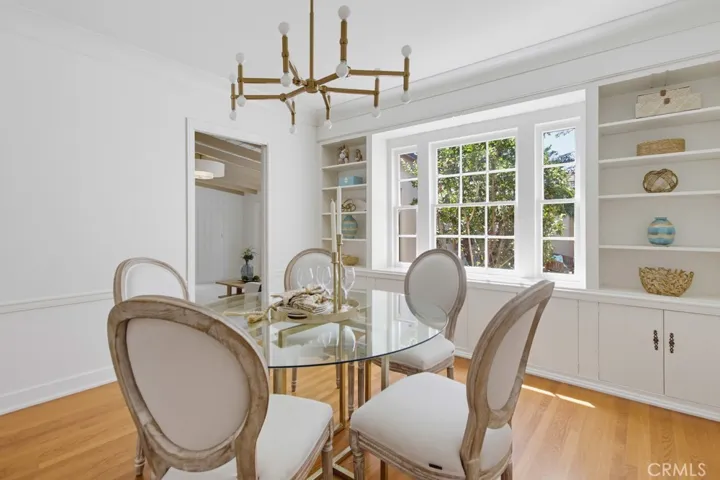 Light, bright formal living dining room