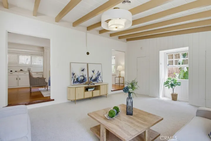 Family room leading into the formal living room