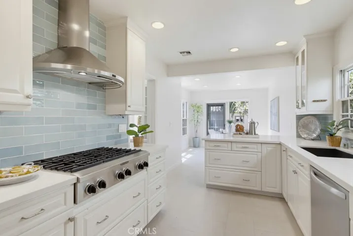 New subway tile backsplash