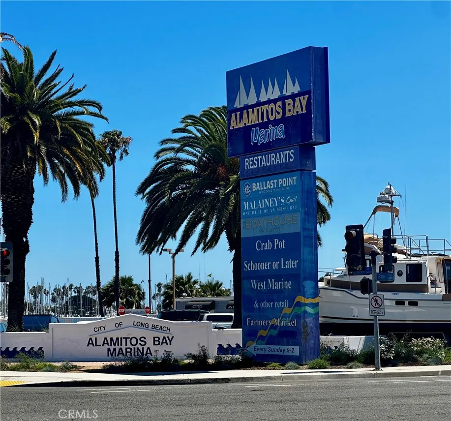 Across the street is Alamitos Bay Marina and everything it has to offer.