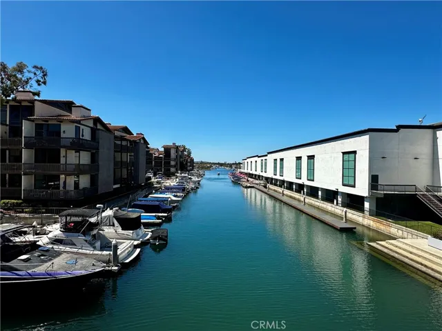 View from bridge to inlet of Marina Pacifica.